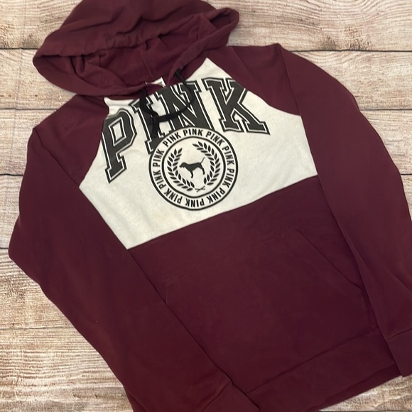 PINK VS Tee & Hoodie Set Size Small - Picture 6 of 9